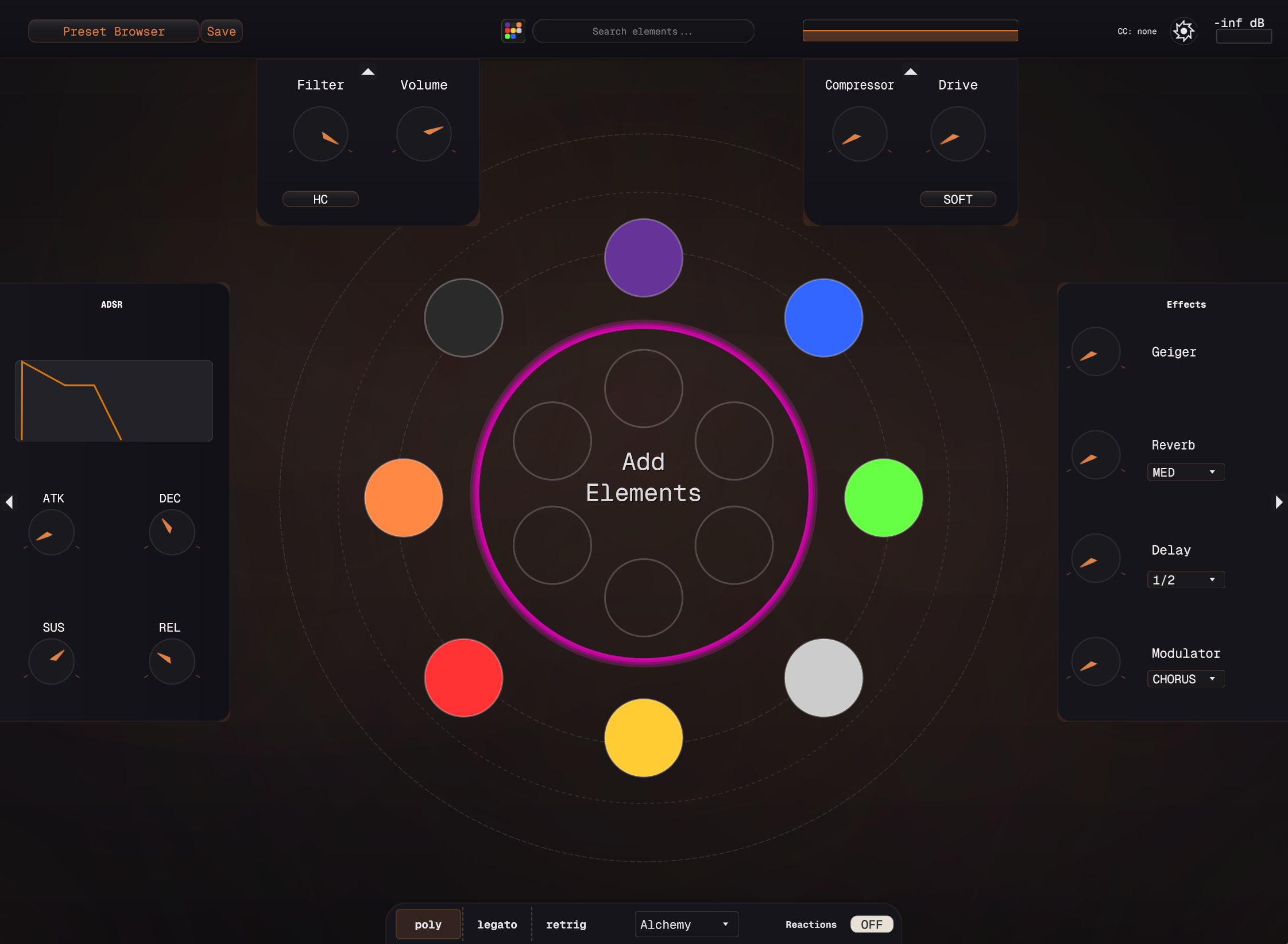 Alchemy Main Interface